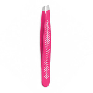 Pince à épiler SHEARS BEAUTY à pointe inclinée en acier inoxydable, durable et moderne, pour sourcils, outil de précision pour l'épilation du visage - Product Image 1