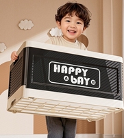 Boîte de rangement en plastique avec couvercle de plaque de base de construction, conteneur de stockage de briques jouets pour organiser l'outil de perle