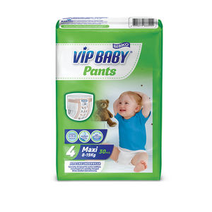 Pantalon VIP Super absorbant pour bébé, couche-culotte Maxi 8 à 19 kg, 30 pièces 8 - Product Image 2