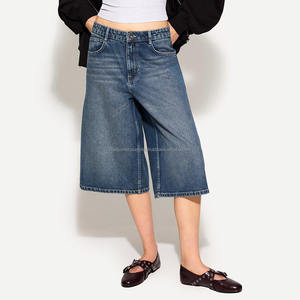 Short en jean pour femme Taille haute à la mode Respirant Super Distressed Short en jean pour femme avec lavage personnalisé Respirant - Product Image 2