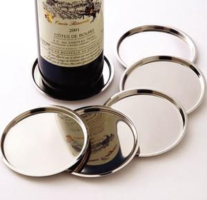 Handmade Metal Bottle <b>Coasters</b> With Intricate Engravings That Add Aesthetic Beauty To Any Living Room Setting - Product Image 4