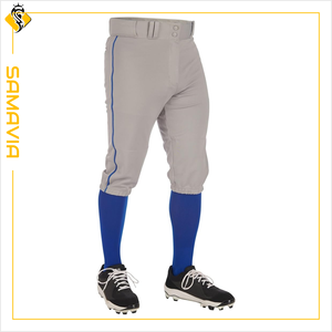 SAMAVIA OEM/ODM Pantalon de sport personnalisé pour homme, style baseball capri 3/4, antibactérien, séchage rapide, respirant - Product Image 1