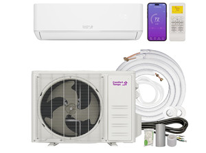 Mini Split de Alta Calidad 18000 BTU/220V, Sistema de Aire Acondicionado/Calefacción Silencioso y Confortable con WiFi y Kit de Instalación Completo y Fácil - Product Image 1