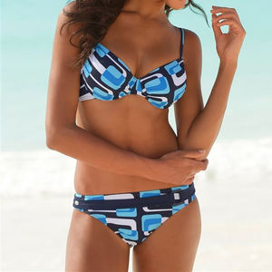 Conjunto de Bikini Push-Up de Moda para Mujer con Logotipo Frontal, Tirantes Ajustables, Traje de Baño para Verano, Playa, Piscina, Resort, Vacaciones, Venta al por Mayor - Product Image 6