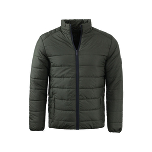 Men's Premium Quality Autumn Windproof Breathable Casual Puffer Jacket Custom Print Quilted Oversized Stand Collar Soft Canvas - Product Image 5
