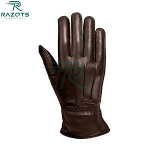 All Season Thermal Non Slip Breathable Leather <b>Gloves</b> <b>Men</b> Women High <b>Touch</b> <b>Screen</b> Compatible Motorcycle Cycling Outdoor Casual - Product Image 3
