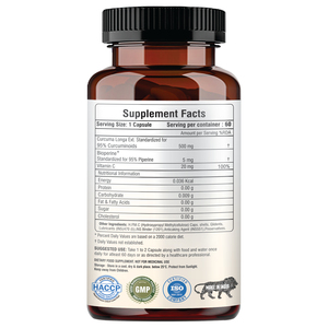 Raskam อาหารเสริมวิตามินสารสกัดจากขมิ้นชันเข้มข้น500มก. สำหรับผู้ใหญ่หญิงตั้งครรภ์ทารกแรกเกิด - Product Image 2