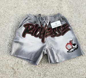 Pantalones Cortos Deportivos Casuales para Hombre 2024, Diseño Nuevo, con Cordón Ajustable, de Nylon y Felpa Francesa, Estilo Holgado, Lavado a la Piedra - Product Image 4