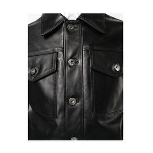 Veste en cuir en gros 2026, cuir de vache véritable, vestes en cuir pour hommes, haute qualité, personnalisée, nouvelle mode, veste en cuir pour hommes - Product Image 5