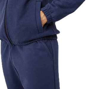 Ensemble survêtement décontracté personnalisé pour homme, séchage rapide, taille plus, 2 pièces, fermeture éclair, jogging d'hiver, survêtement de sport - Product Image 6