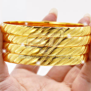 Custom Bridal Jewelry Elegant Women <b>Bangles</b> In Adult Size Women Gold Plated <b>Bangles</b> Set Traditional - Product Image 4