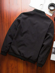 Blouson aviateur en toile personnalisé de haute qualité pour hommes et femmes Tendance Nouveau style Personnalisable Hiver À Capuche Logo Avant Vintage - Product Image 2