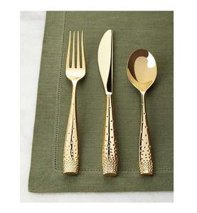 Elegant Antique Mirror <b>Gold</b> Polished Brass Metal <b>Cutlery</b> <b>Set</b> Supplier New Design Antique Polished Metal <b>Cutlery</b> <b>Set</b> Exporter - Product Image 1