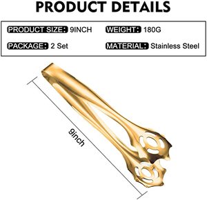 Antique Design Gold Color Food Serving <b>Tong</b> Premium Quality Perfect for Easy Storage in Restaurant and Hotel Supplies - Product Image 6