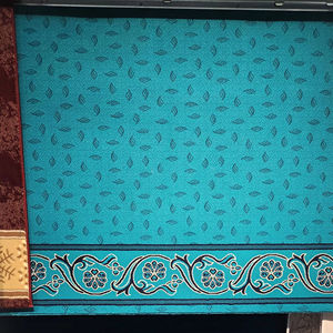 Tapis de prière Adiva pour mosquée, moderne, floral, à poils longs, rembourré, tissé, fabriqué à la machine, avec support en jute, fabriqué à Gaziantep, pour la maison - Product Image 1