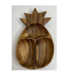 Cuenco de madera-Frutero de madera real natural, cuenco de madera decorativo para centro de mesa Oficina Decoración para el hogar utensilios de cocina - Product Image 2