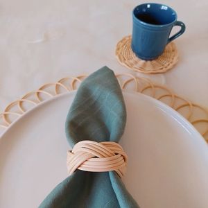 Table Decorations Rattan <b>Moon</b> Napkin <b>Ring</b> Distinctive Holder <b>Rings</b> for Napkins Best Selling Xmas and Holidays Gifts - Product Image 5