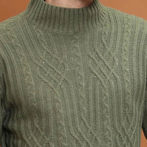 Hot Selling <b>Men's</b> Winter <b>Sweaters</b> Top Trending Long Sleeve Breathable Knitwear <b>Mock</b> <b>Neck</b> <b>Sweater</b> For Sale - Product Image 6