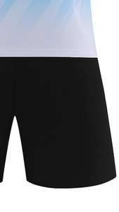 Vente en gros d'uniformes de tennis en polyester 100% Ensemble de vêtements de sport respirants avec logo OEM Pantalon plissé et maillot pour l'entraînement - Product Image 3