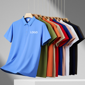 เสื้อโปโลปักลายสำหรับผู้ชายเสื้อโปโลเรียบง่ายโลโก้ออกแบบได้ตามต้องการ - Product Image 1