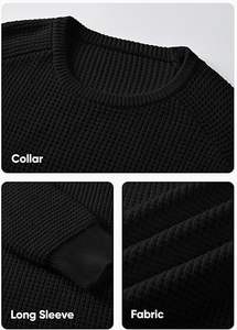Sudadera de manga larga para hombre, tela cálida y acogedora, ropa de calle moderna, atractiva y cómoda - Product Image 4