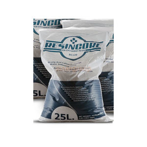 Sac de résine échangeuse de cations haute pureté Resincore RC120, 1 L. Adoucisseur d'eau de type gel échangeur d'ions, déminéralisation et déionisation - Product Image 1