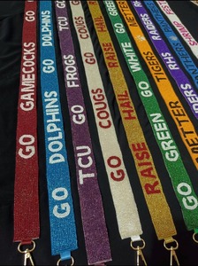 Chic Nickel Seed Beads Embroidery Customizable Crossbody <b>Bag</b> <b>Replacement</b> <b>Strap</b> Trendy Beaded Decorative Purse <b>Strap</b> - Product Image 5