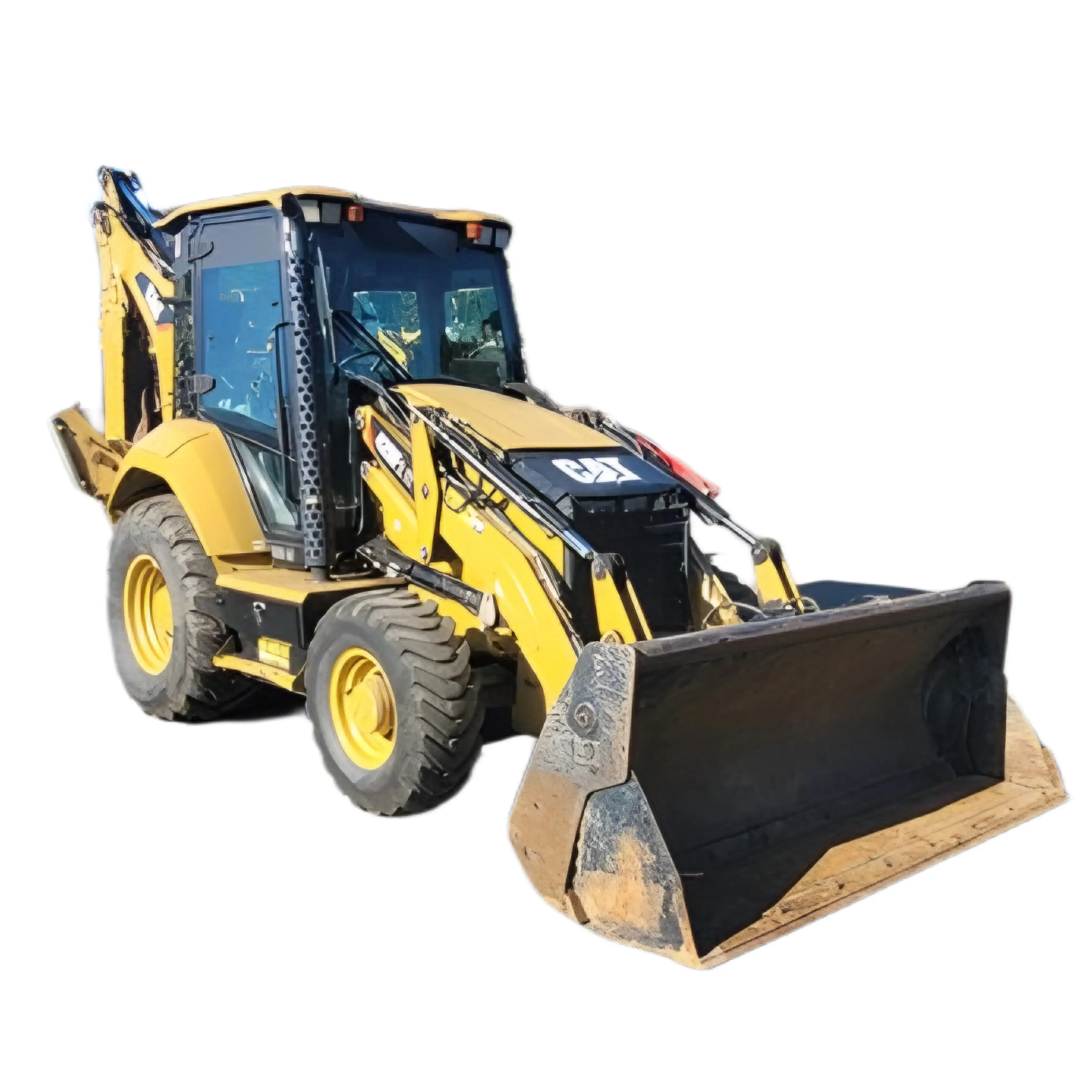 Menggunakan hidrolik Backhoe Loader 2015 CATERPILLAR 420F2 itu pengiriman cepat asli Caterpillar Backhoe Loader CAT