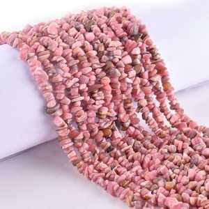 Perle de puces lisses non coupées de Rhodochrosite naturelle brillante de qualité supérieure avec finition faite à la main forme unique pour la fabrication de bijoux et d'artisanat - Product Image 4