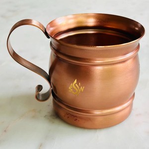 Copper <b>Mug</b> Hot Selling Modern Copper Metal Cup New Design Drinkware Serving <b>Mug</b> Pure Copper Wine <b>Glass</b> for Home Hotel And Bar - Product Image 1