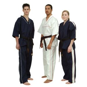Uniforme personnalisé de sport d'équipe professionnelle des arts martiaux OEM 2022, kimono de karaté japonais blanc gi wkf - Product Image 6