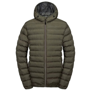 Veste bomber matelassée en toile personnalisée OEM, fermeture éclair, surdimensionnée, chaude pour l'hiver, coupe-vent d'extérieur, respirante, veste matelassée d'hiver, veste d'hiver - Product Image 1
