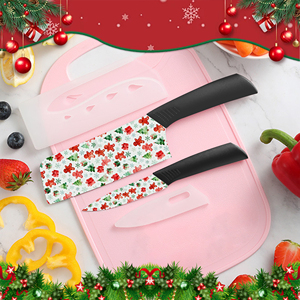 Couteau de poche de chef en céramique super tranchant, 4 ensembles, pliable, pour les aventures en plein air, la randonnée, manche en plastique, vente chaude, prix d'usine, Ebay - Product Image 4