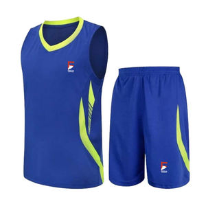 Unisex Reversible <b>Basketball</b> Jersey & Shorts Set with Sublimation Printed Logo 100% Polyester Quick Dry Sports Wear for Players - Product Image 6