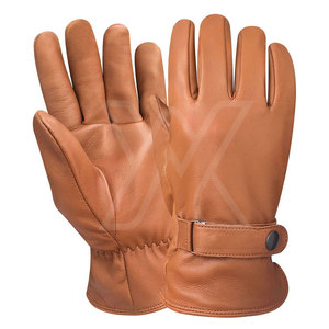 Gants de sécurité de conduite de conception personnalisée en gros Gants de conduite en cuir de haute qualité pour hommes - Product Image 4