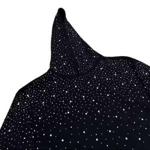 Sudadera con capucha de algodón 100% de alta calidad OEM, diseño urbano personalizado con detalles de pedrería, tacto suave y estilo moderno. - Product Image 3