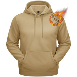 100% sweat à capuche en molleton de coton recyclé 280 GSM brodé bouffée imprimé bas quantité minimale de commande services OEM de mode durable disponibles - Product Image 1