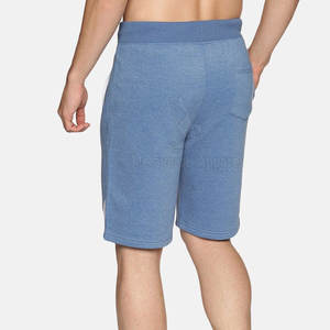 Pantalones cortos de gimnasio cómodos para hombre, cintura elástica, bolsillo, ropa de entrenamiento teñida Lisa para culturismo, ropa de artes marciales MMA - Product Image 3