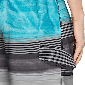 Shorts de bain décontractés mi-longs en coton pour hommes OEM, respirants, séchage rapide, imperméables, anti-plis, tailles personnalisables, haute qualité - Product Image 4