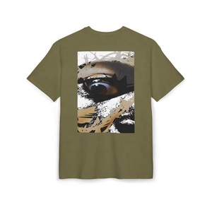 Nuevas Camisetas Estampadas para Hombre, Estilo Vintage con Lavado Ácido, Camisetas Extra Grandes de Algodón Blanco Personalizadas para Correr - Product Image 6