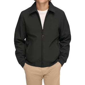 Veste en tissu souple résistante à l'eau et respirante avec fermeture à glissière centrale avant imprimée de logo - Product Image 2