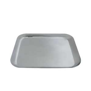 Plateau en acier inoxydable 304 moderne de haute qualité compartiment plateau de service de restauration rapide emballage rapide Rectangle assiette à dîner utilisation de plat - Product Image 1