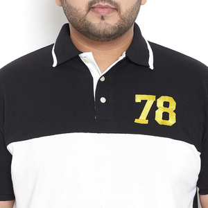 Precio al por mayor 100% algodón Tallas grandes Camisetas de polo en blanco Liso Personalizado Tallas grandes Polo para hombres Servicio OEM - Product Image 3