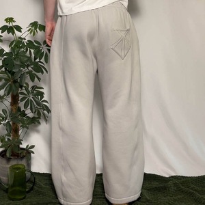 Pantalons de survêtement en molleton français en coton lourd personnalisé pour hommes, jambes droites - Product Image 6