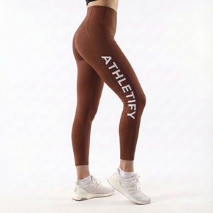 Leggings de yoga confortables à taille élastique pour femmes extensibles et doux pour la course à pied Yoga Pilates et les vêtements quotidiens - Product Image 1