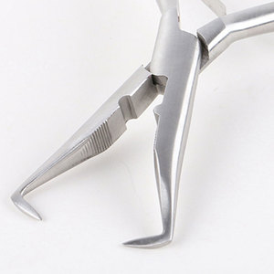 Vente chaude en acier inoxydable pince d'extension de cheveux fonction pince métal Micro pince 1 pièces pince en acier inoxydable - Product Image 6