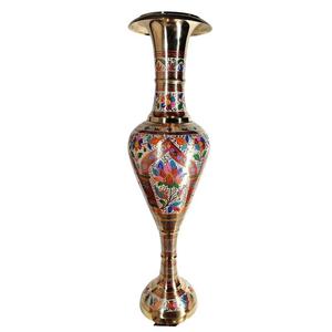 Vase à fleurs arabe vintage en laiton de haute qualité, gravé et fini poli, pour la décoration de table et la décoration intérieure. - Product Image 5