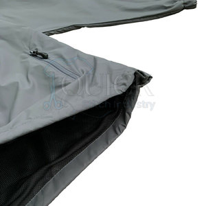 Conjunto de Chaqueta Cortavientos de Nailon para Hombre, Ligero, de Alta Calidad, con Patrón Sólido, para Exteriores, Talla Grande, con Capucha, Transpirable, para Invierno - Product Image 3