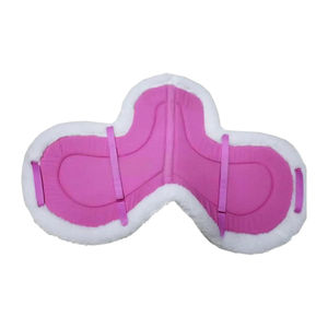 Selle de saut respirante et légère de qualité supérieure, doublure en polaire de coton, rembourrage en polyester pour la protection du cheval, compétition d'équitation - Product Image 1