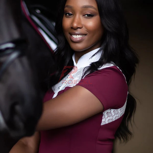 Camisas de espectáculo ecuestre de primera calidad para mujer hechas de tela suave de secado rápido ideal para camisetas de espectáculo de entrenamiento de práctica de equitación - Product Image 5